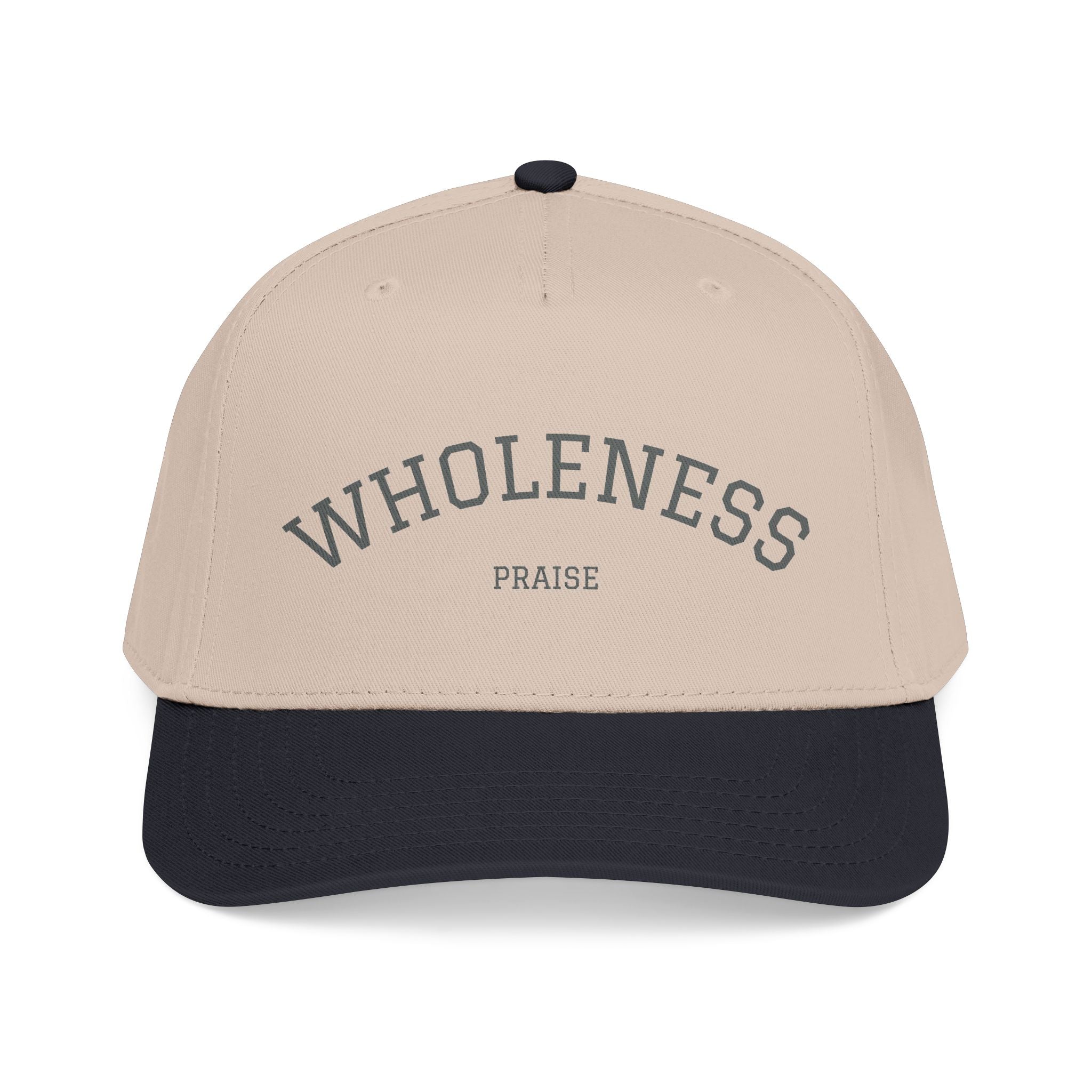 Wholeness Embroidered Baseball Cap — Minimal Mindfulness Hat