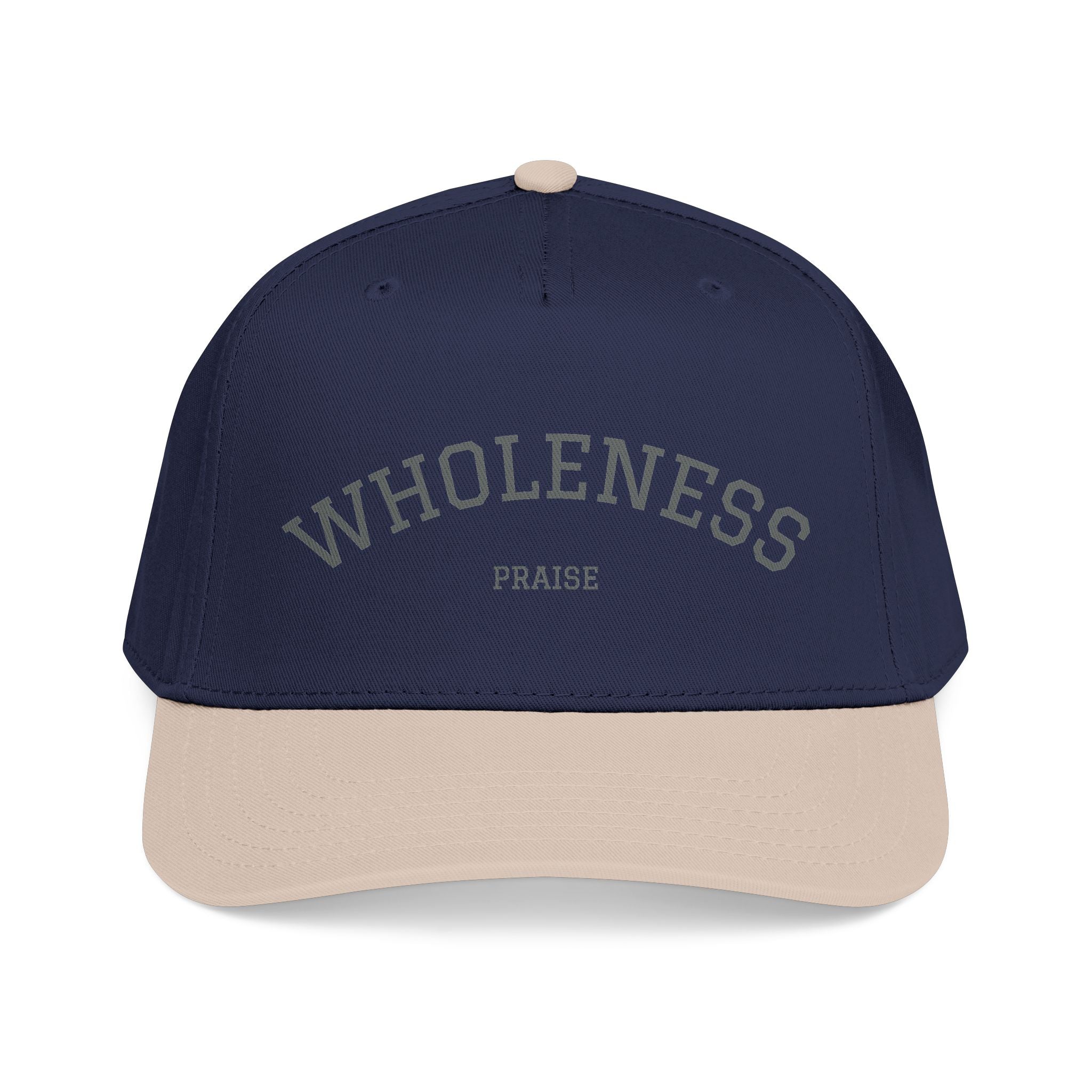 Wholeness Embroidered Baseball Cap — Minimal Mindfulness Hat