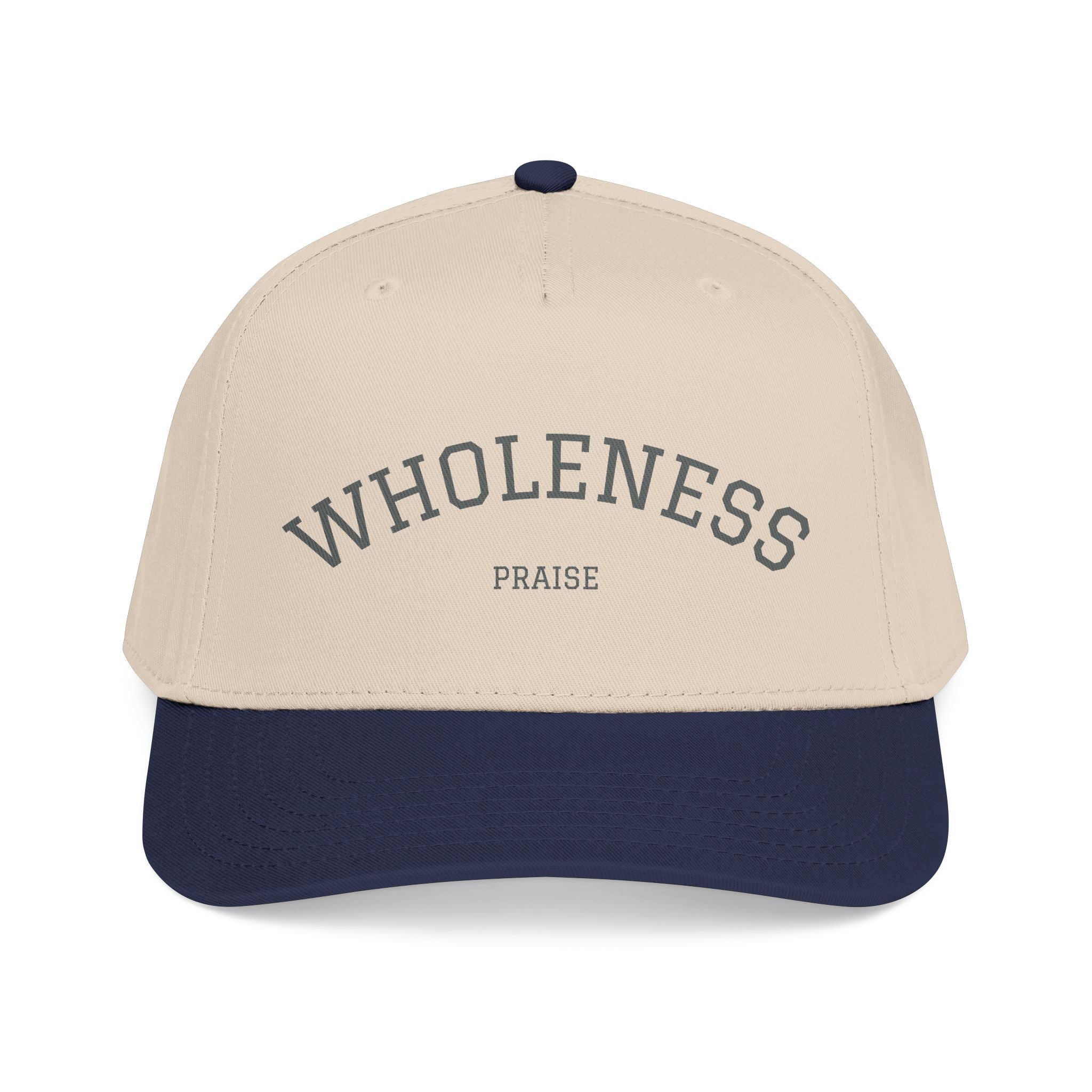 Wholeness Embroidered Baseball Cap — Minimal Mindfulness Hat