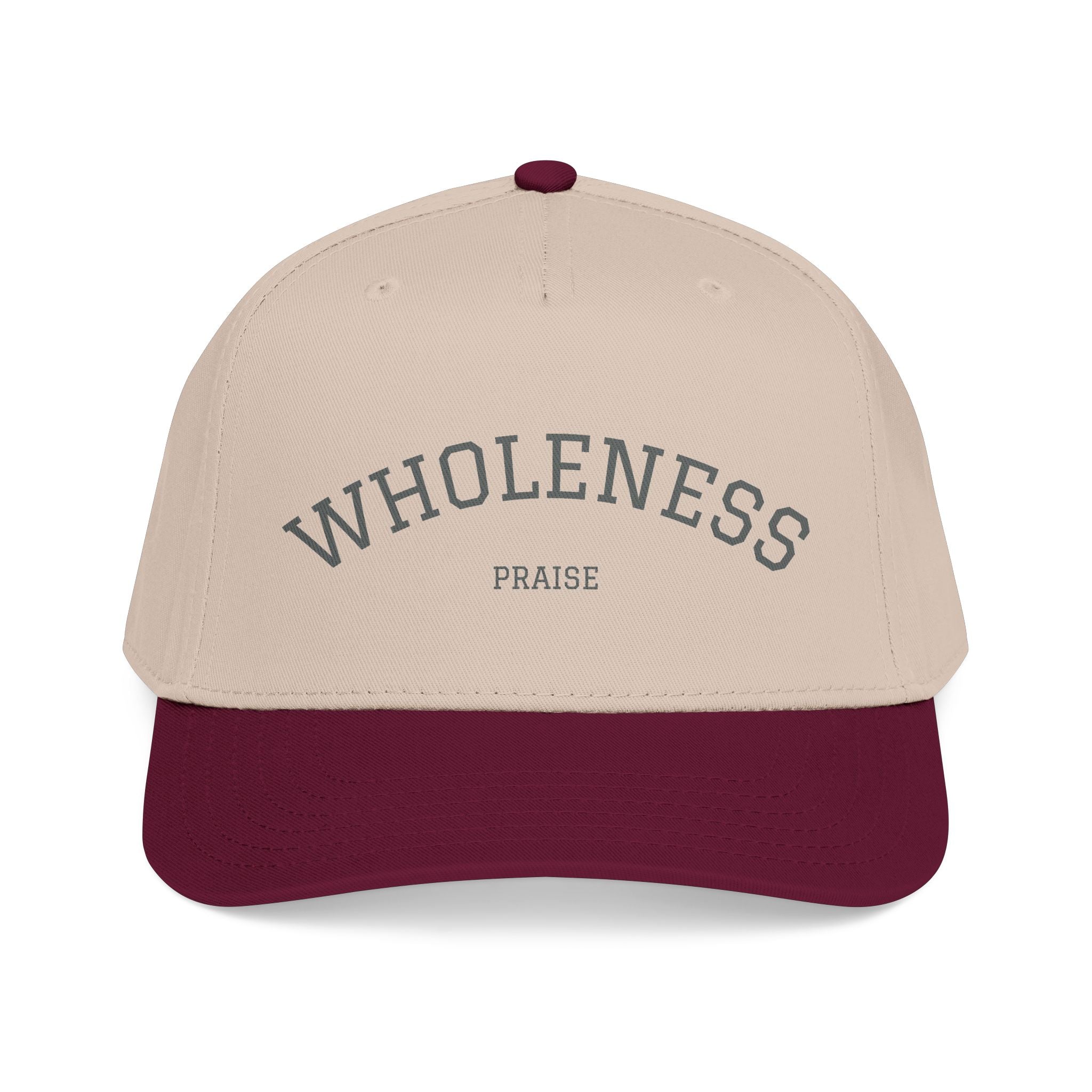 Wholeness Embroidered Baseball Cap — Minimal Mindfulness Hat